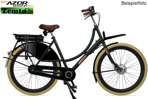 AZOR E-Bike Oma Pick up, Mittelmotor, 28 Zoll, 7 Gang, konfigurierbar